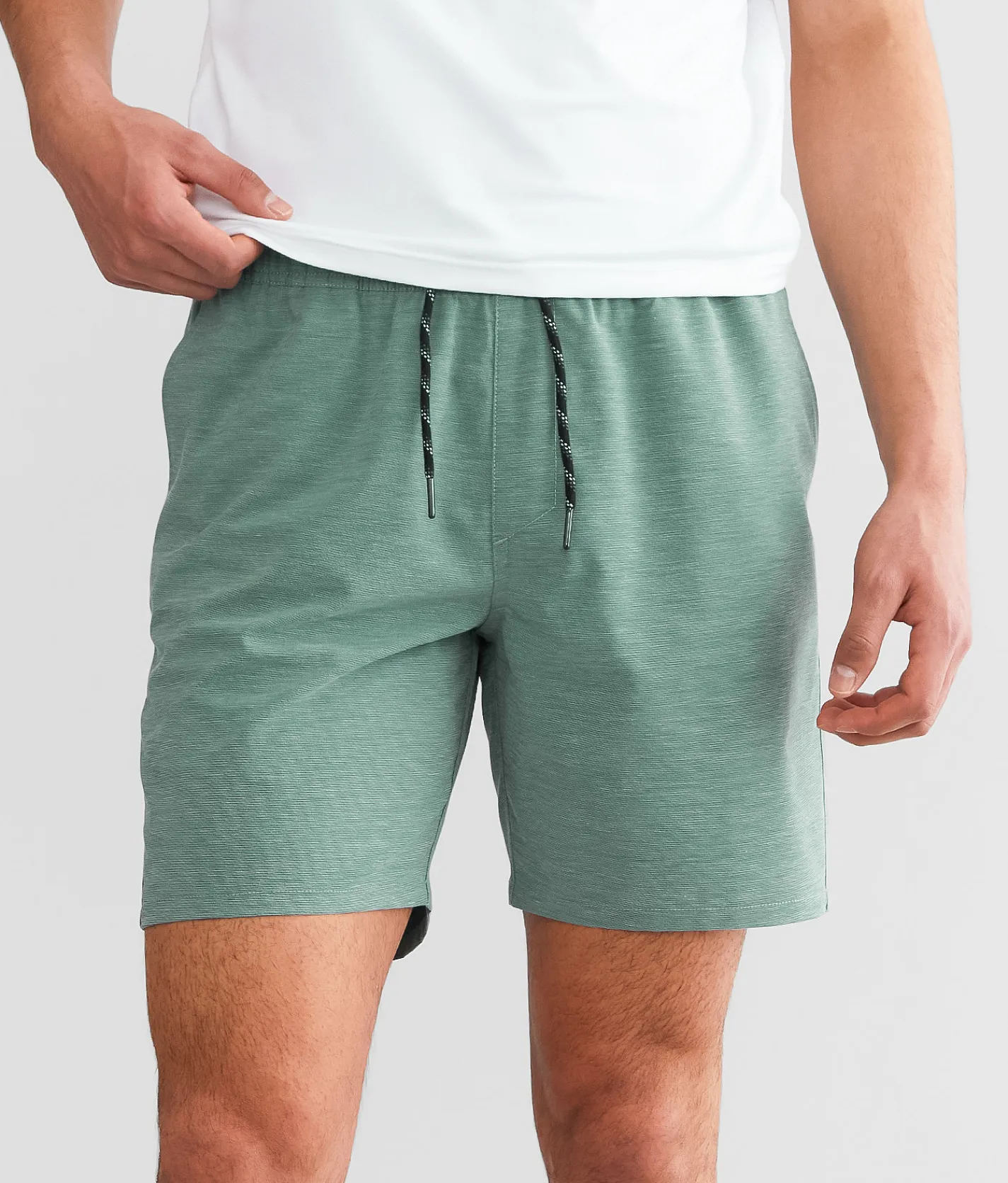 Bottoms|Shorts | Departwest Satch Stretch Short Blue Spruce