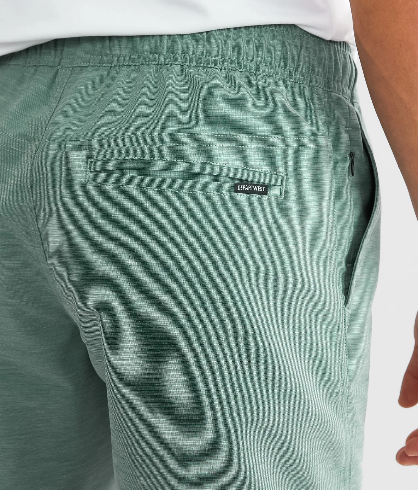 Bottoms|Shorts | Departwest Satch Stretch Short Blue Spruce