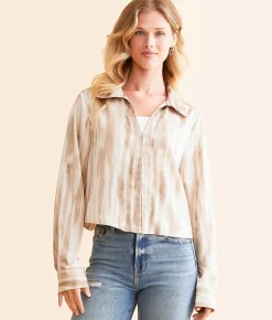 Willow & Root Satin Blouse Champagne Hot