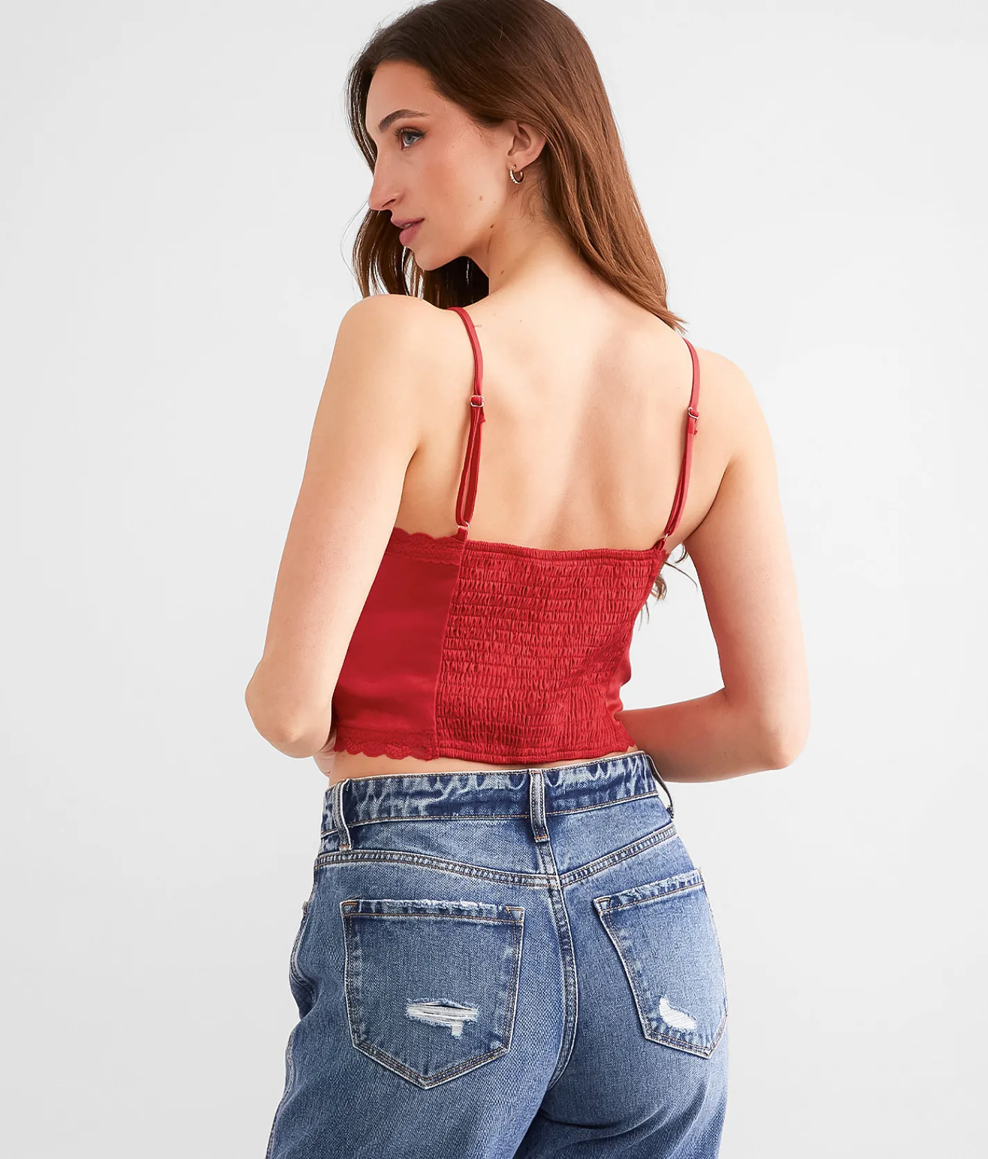 Tops | Willow & Root Satin Cropped Tank Top Dubarry