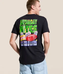 Graphic T-Shirts | Old Row Saturday Night Lites T-Shirt Black