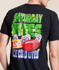 Graphic T-Shirts | Old Row Saturday Night Lites T-Shirt Black