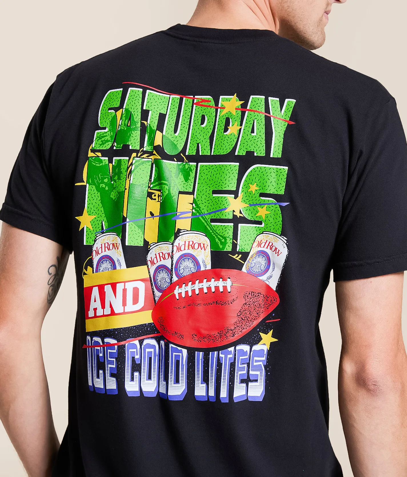 Graphic T-Shirts | Old Row Saturday Night Lites T-Shirt Black