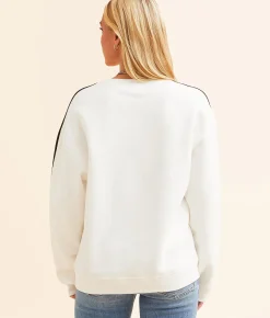 Modish Rebel Saturday Social Pullover White Online