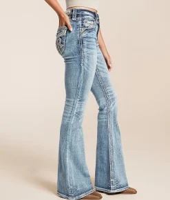 Bottoms | Rock Revival Savannah High Rise Flare Stretch Jean Savannah UF205