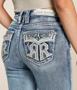 Bottoms | Rock Revival Savannah High Rise Flare Stretch Jean Savannah UF205
