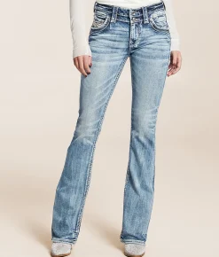 Jeans|Bottoms | Rock Revival Savannah Mid-Rise Boot Stretch Jean Savannah MB202