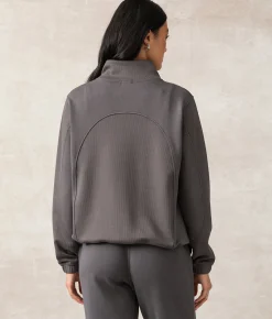 Buckle Black Sawyer Quarter Zip Pullover Charcoal New
