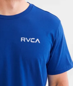 RVCA Scanner T-Shirt Mazarine Blue Sale