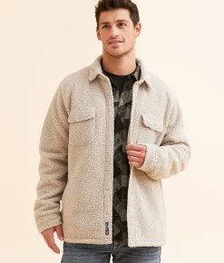 Coats & Jackets | Flag & Anthem Scarsdale Sherpa Shacket Oatmeal