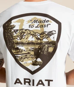 Ariat Scenic Circle T-Shirt White Hot