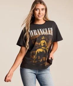 Wrangler® Scenic T-Shirt Washed Black Sale