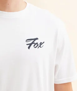 Graphic T-Shirts | Fox Scripted T-Shirt Optic White