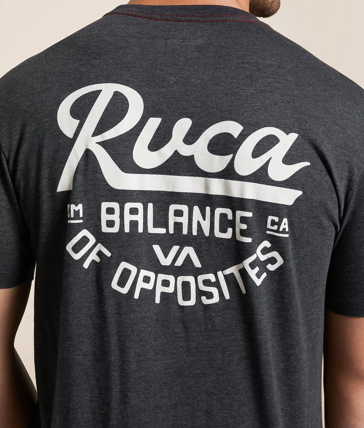Graphic T-Shirts | RVCA Script Sealed T-Shirt Black