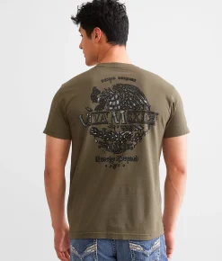 Graphic T-Shirts | Freedom Ranch Seal T-Shirt Moon Mist
