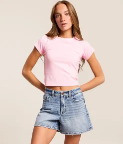 Tops | FITZ + EDDI Seamless Baby T-Shirt Alhambra