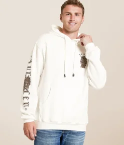 Tops | Sullen Sea Monster Hooded Sweatshirt Antique White