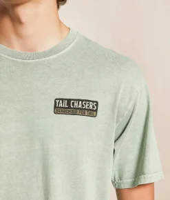 Tail Chasers Club Searching For Tail T-Shirt Bay Pigment Dye New