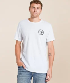 Tops|Graphic T-Shirts | Ariat 8 Second Hero T-Shirt White