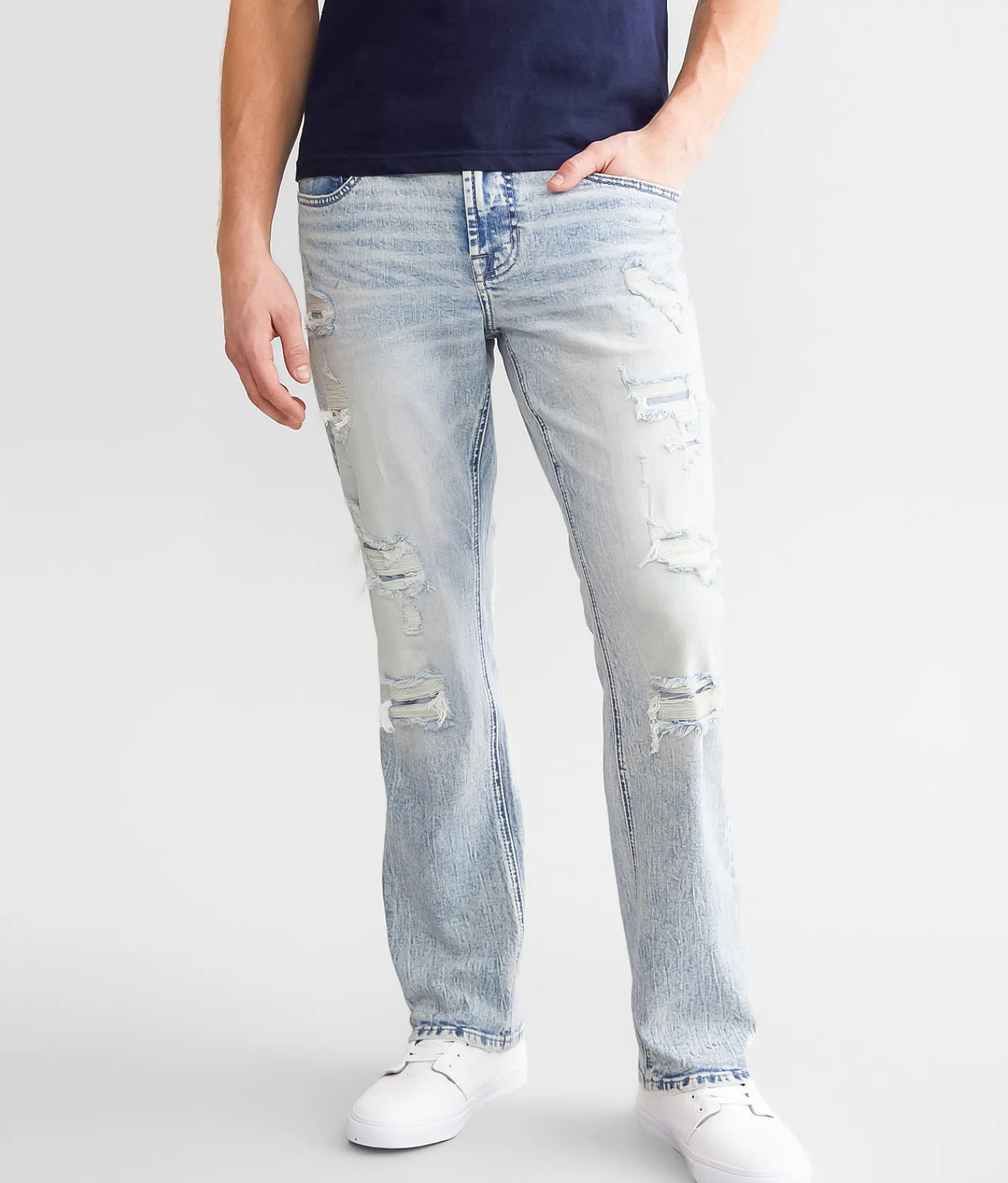 Jeans | Departwest Seeker Straight Stretch Jean Mocho