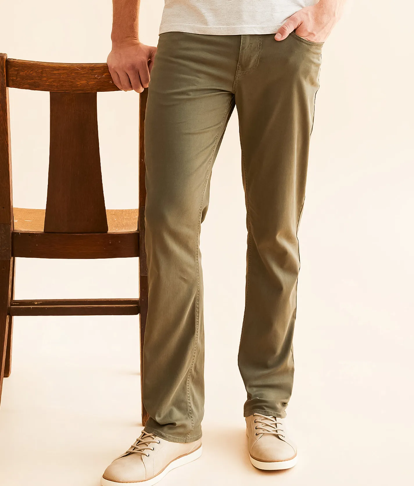 Bottoms | Departwest Seeker Straight Stretch Pant Basil