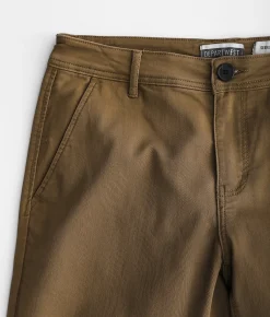 Departwest Seeker Taper Chino Stretch Pant Coffee