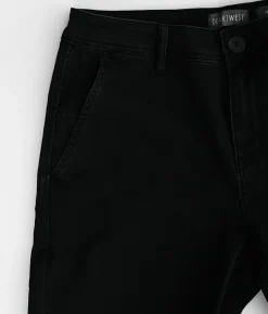 Departwest Seeker Taper Knit Chino Stretch Pant Black Discount