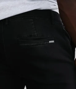Departwest Seeker Taper Knit Chino Stretch Pant Black Discount