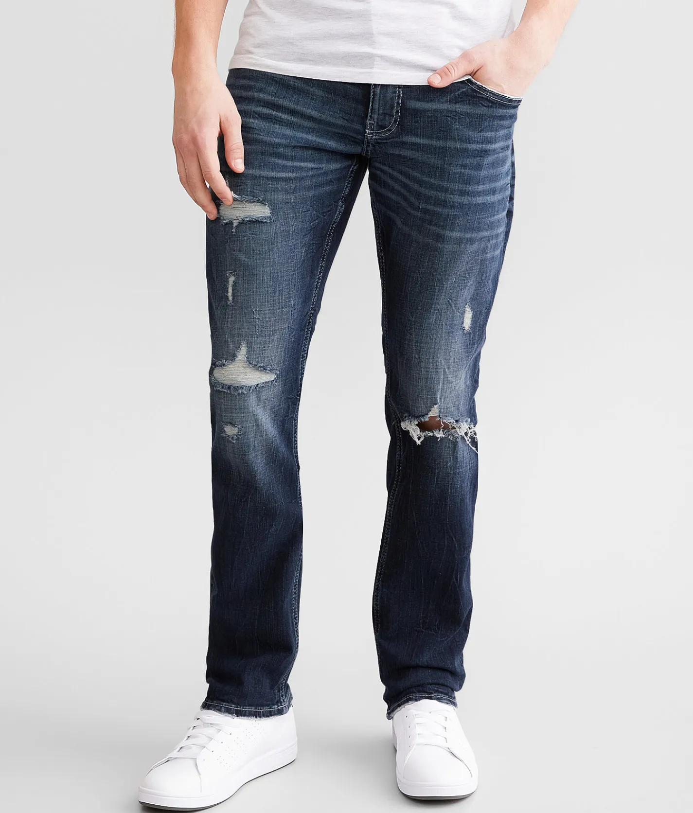 Departwest Seeker Taper Stretch Jean Blanc Clearance