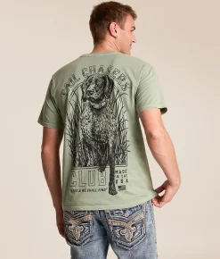 Tail Chasers Club Seeker T-Shirt Bay Pigment Dye Best