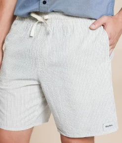 Rhythm Seersucker Jam Short Natural Online