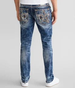 Rock Revival Selwyn Slim Taper Stretch Jean Selwyn SA203 Clearance