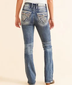 Jeans|Bottoms | Rock Revival Semah Curvy High Rise Boot Stretch Jean Semah HB207