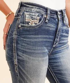 Jeans|Bottoms | Rock Revival Semah Curvy High Rise Boot Stretch Jean Semah HB207