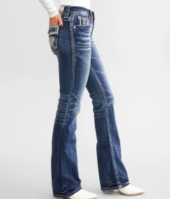 Jeans|Bottoms | Rock Revival Semah Mid-Rise Tailored Boot Stretch Jean Semah MT202