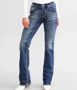 Jeans|Bottoms | Rock Revival Semah Mid-Rise Tailored Boot Stretch Jean Semah MT202