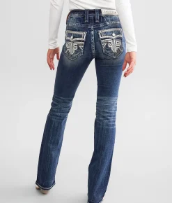 Jeans|Bottoms | Rock Revival Semah Mid-Rise Tailored Boot Stretch Jean Semah MT202