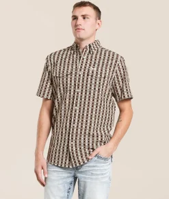 Ferrell Senior Performance Stretch Shirt Cream Discount
