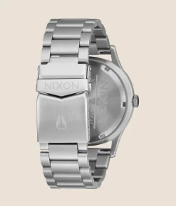 Accessories | Nixon Sentry Wobble Watch Silver Black Sunray