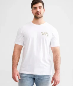 Graphic T-Shirts | RVCA Separation T-Shirt White