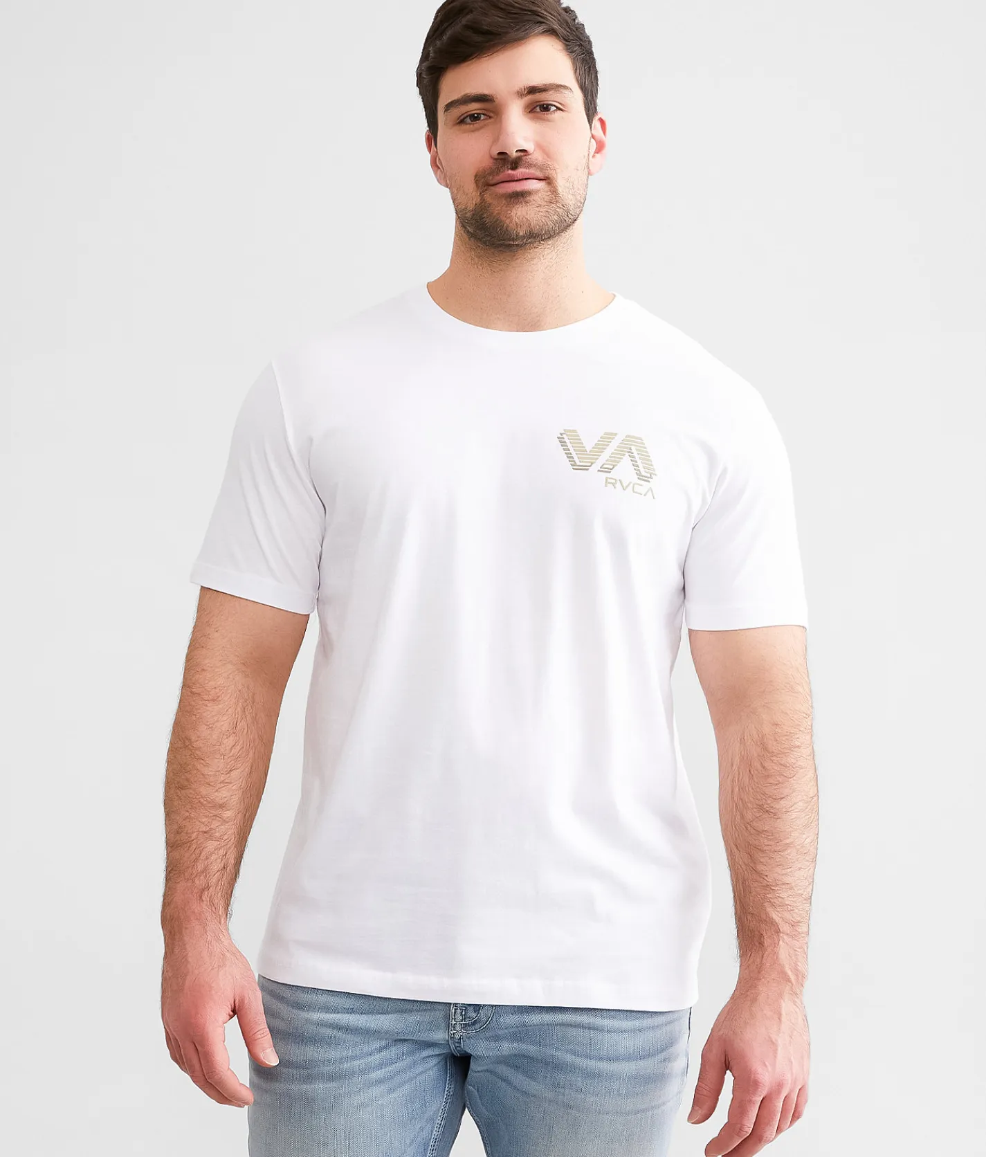 Graphic T-Shirts | RVCA Separation T-Shirt White