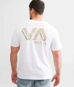Graphic T-Shirts | RVCA Separation T-Shirt White