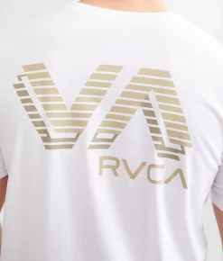 Graphic T-Shirts | RVCA Separation T-Shirt White