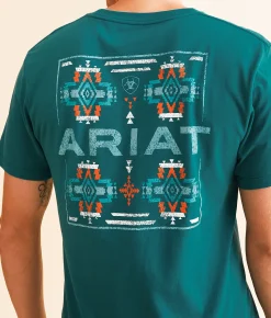 Ariat Serape Four Up T-Shirt Mediterranea