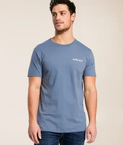 Ariat Serape Island Shield T-Shirt Grisalle Hot