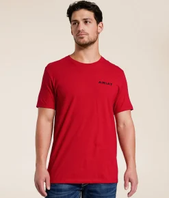 Ariat Serape Island Shield T-Shirt Redline New