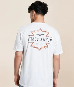 Tops|Graphic T-Shirts | Kimes Ranch Serape Star T-Shirt White