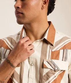 Tops | Sendero Provisions Co. Serape Striped Shirt Stagecoach Stripe-Saddle