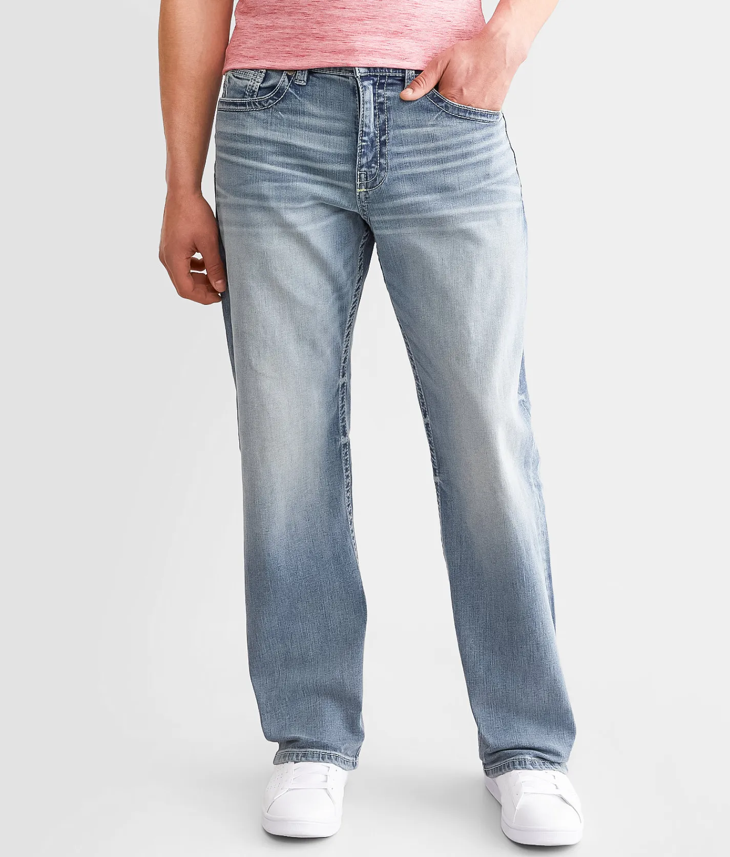 Sale Jeans|Bottoms | BKE Seth Straight Stretch Jean Texon