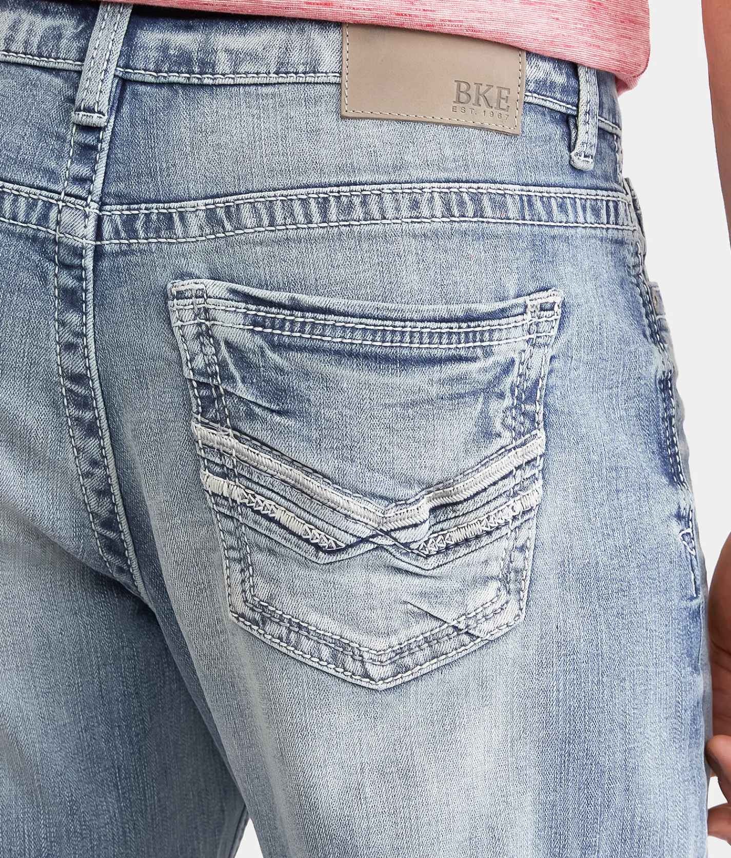Sale Jeans|Bottoms | BKE Seth Straight Stretch Jean Texon